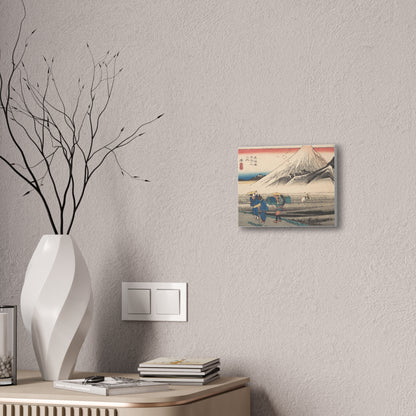 Hara: Morning Fuji - Tokaido 53 Stations Canvas Art | Hiroshige Japanese Woodblock Print