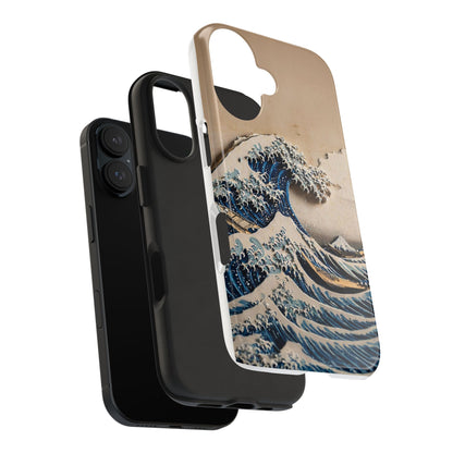 Japanese Great Wave Phone Case | Hokusai Katsushika 3D Art | Edo Era Masterpiece | Fuji Mountain