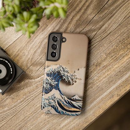 Japanese Great Wave Phone Case | Hokusai Katsushika 3D Art | Edo Era Masterpiece | Fuji Mountain