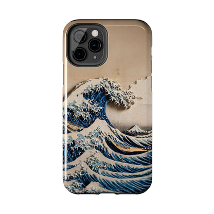 Japanese Great Wave Phone Case | Hokusai Katsushika 3D Art | Edo Era Masterpiece | Fuji Mountain