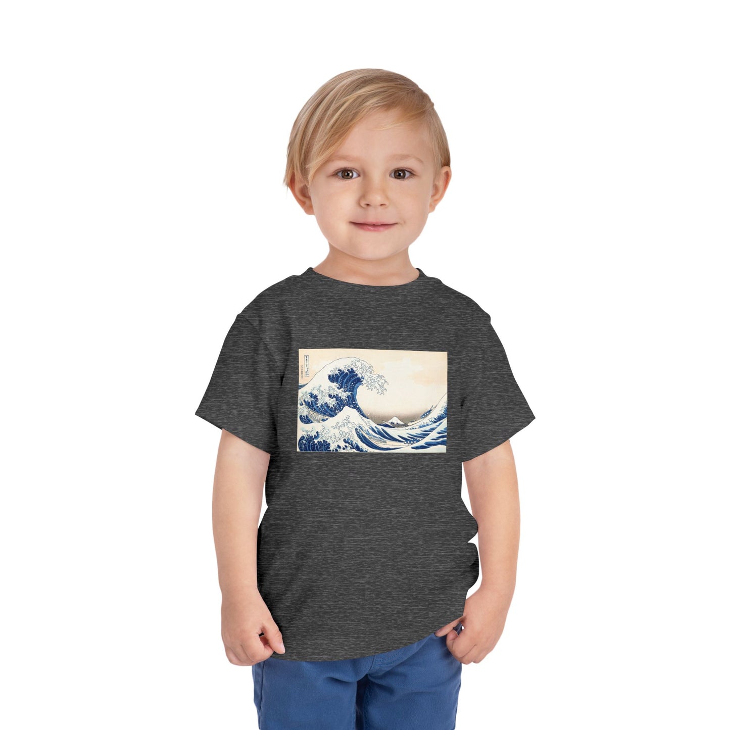 Great Wave off Kanagawa Toddler T-Shirt - Hokusai Japanese Art Kids Tee