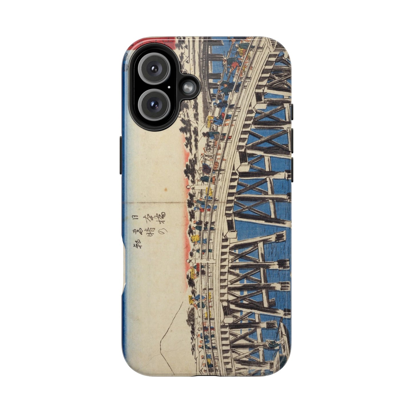 浮世絵ブリッジ・ミニマルスマホケース Ukiyo-e Bridge Minimalist Phone Case