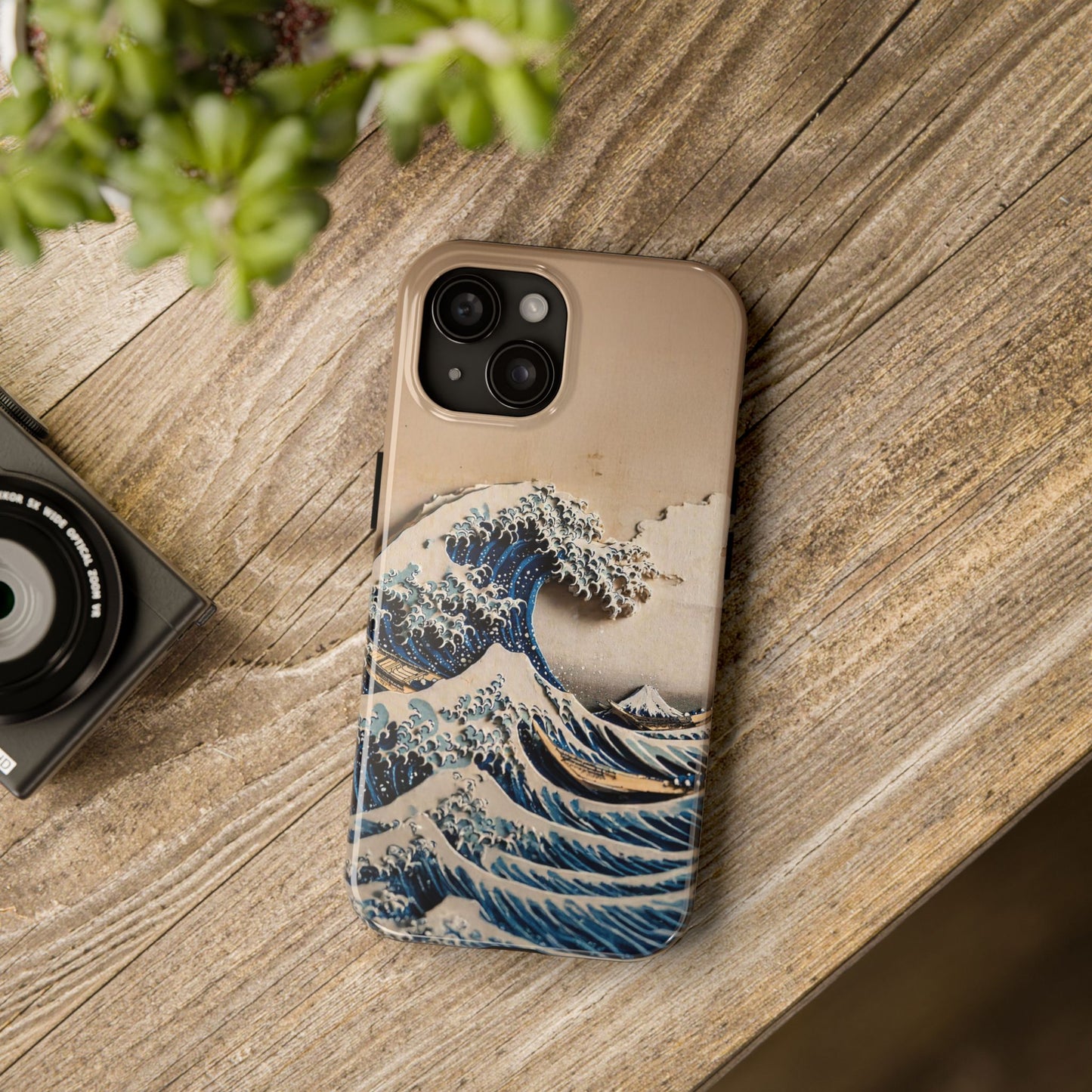 Japanese Great Wave Phone Case | Hokusai Katsushika 3D Art | Edo Era Masterpiece | Fuji Mountain