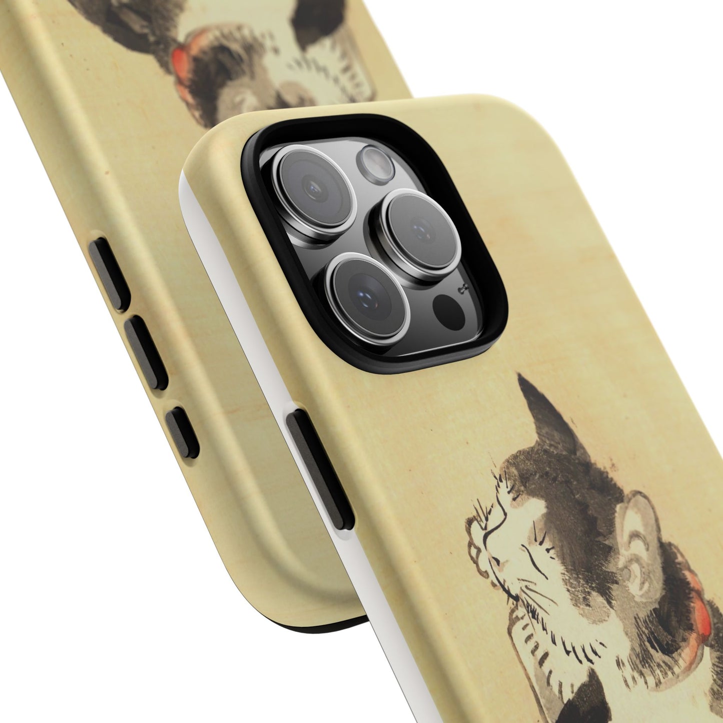 Sleeping Cat iPhone Case | Meiji Era Japanese Ink Painting | Ukiyo-e Art Phone Case | Vintage Japan Cat Gift