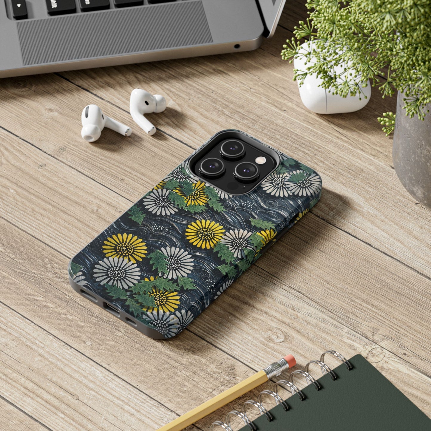 Japanese Dandelion Moonlight Tough Phone Case | Kamisaka Sekka 1901 | Meiji Era Art