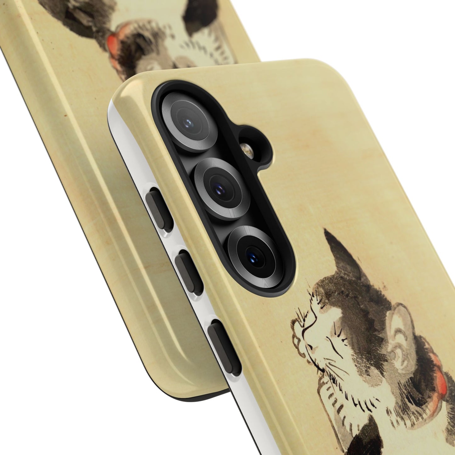 Sleeping Cat iPhone Case | Meiji Era Japanese Ink Painting | Ukiyo-e Art Phone Case | Vintage Japan Cat Gift