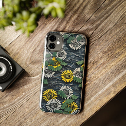 Japanese Dandelion Moonlight Tough Phone Case | Kamisaka Sekka 1901 | Meiji Era Art