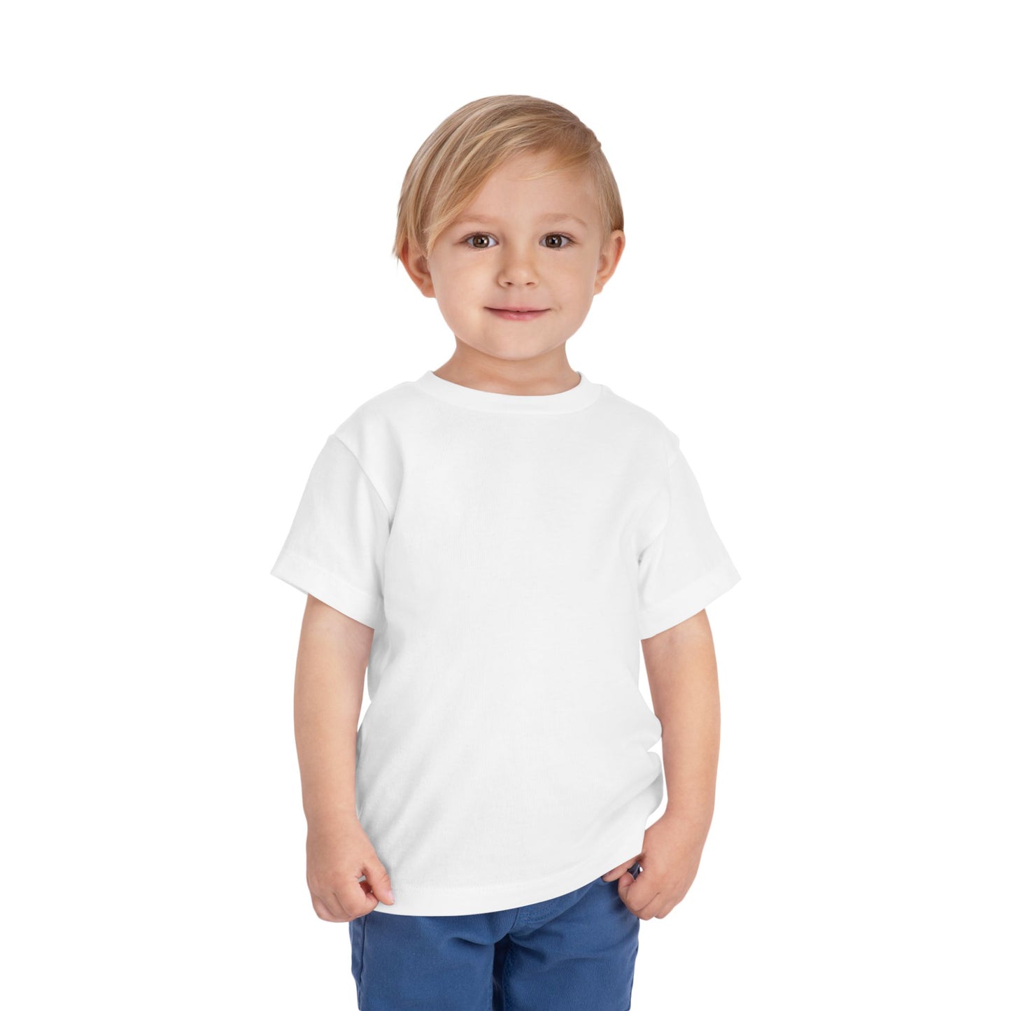 Great Wave off Kanagawa Toddler T-Shirt - Hokusai Japanese Art Back Print Kids Tee