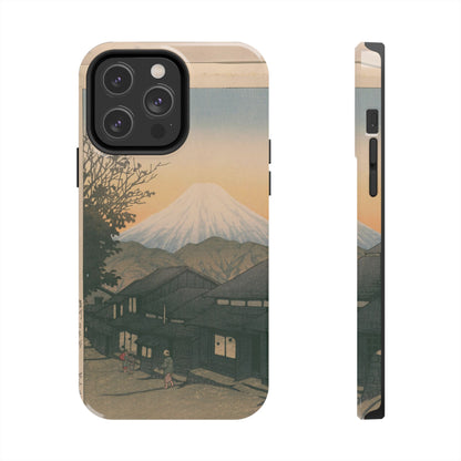 Kawase Hasui "Yuicho Village & Mount Fuji" Phone Case | 1935 Japanese Woodblock Art | Shin-Hanga