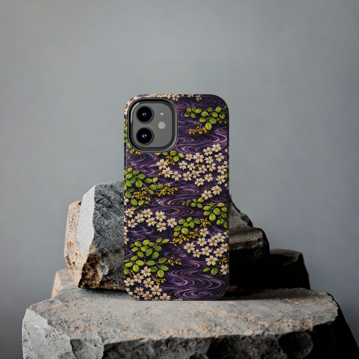 Sakura River Phone Case – Japanese Chiyogami Inspired Design