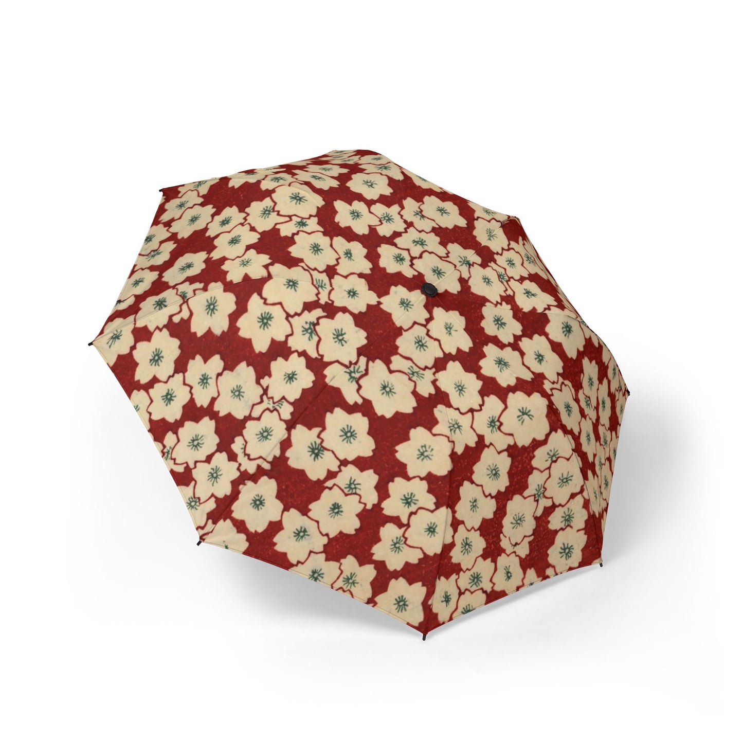 Taisho Umbrella Tales | 1926 Elegant Sakura Umbrella | Vintage Chiyogami Art
