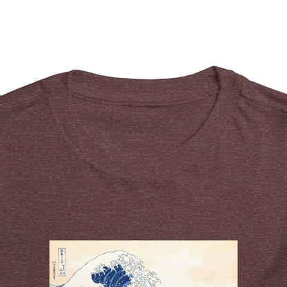 Great Wave off Kanagawa Toddler T-Shirt - Hokusai Japanese Art Kids Tee