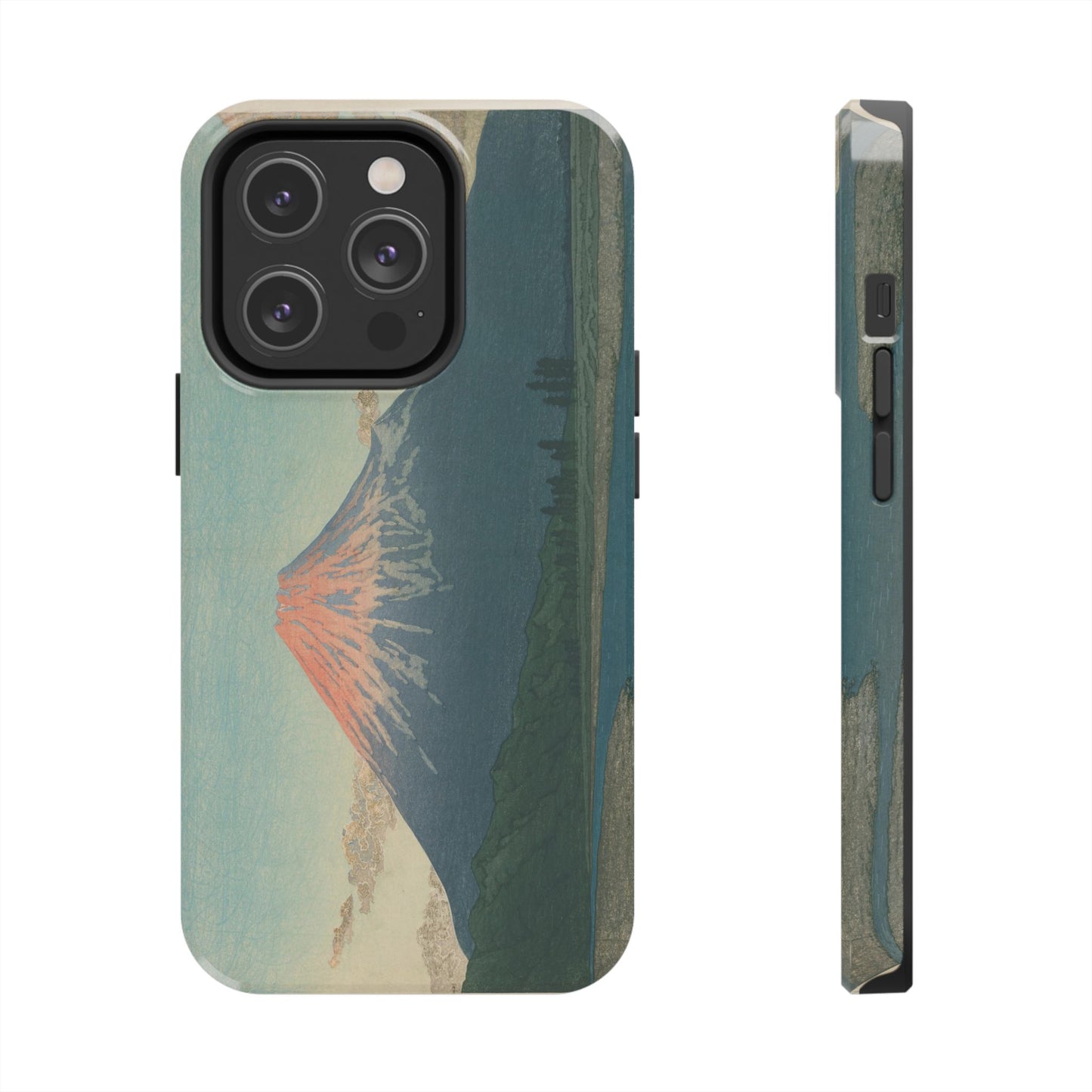 Red Fuji Japanese Ukiyo-e Phone Case - Hokusai Mount Fuji Art Cover