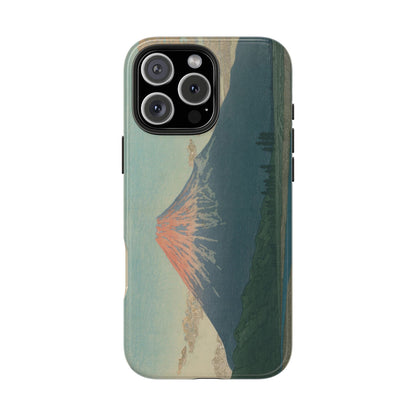 Red Fuji Japanese Ukiyo-e Phone Case - Hokusai Mount Fuji Art Cover