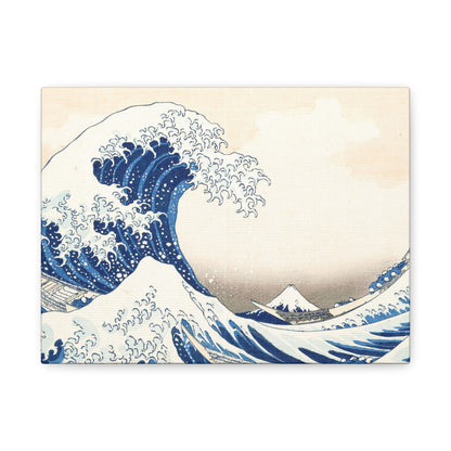 Great Wave off Kanagawa Canvas Print - Hokusai Japanese Ukiyo-e Wall Art