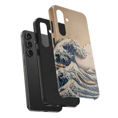 Japanese Great Wave Phone Case | Hokusai Katsushika 3D Art | Edo Era Masterpiece | Fuji Mountain