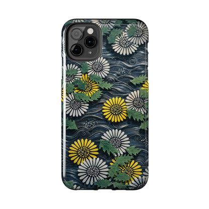 Japanese Dandelion Moonlight Tough Phone Case | Kamisaka Sekka 1901 | Meiji Era Art