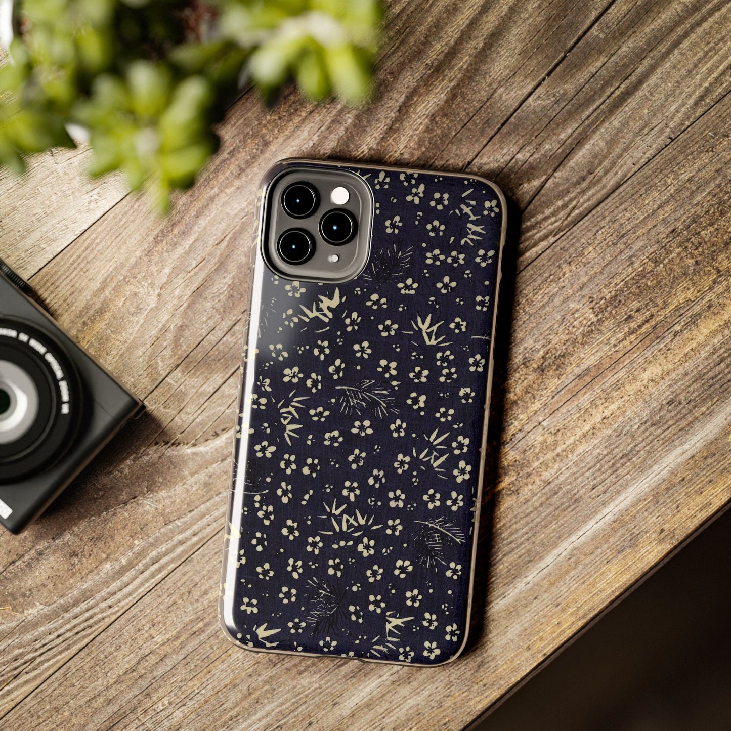 Taisho Era Shochikubai Phone Case | 1926 Pine, Bamboo & Plum | Japanese Chiyogami Art