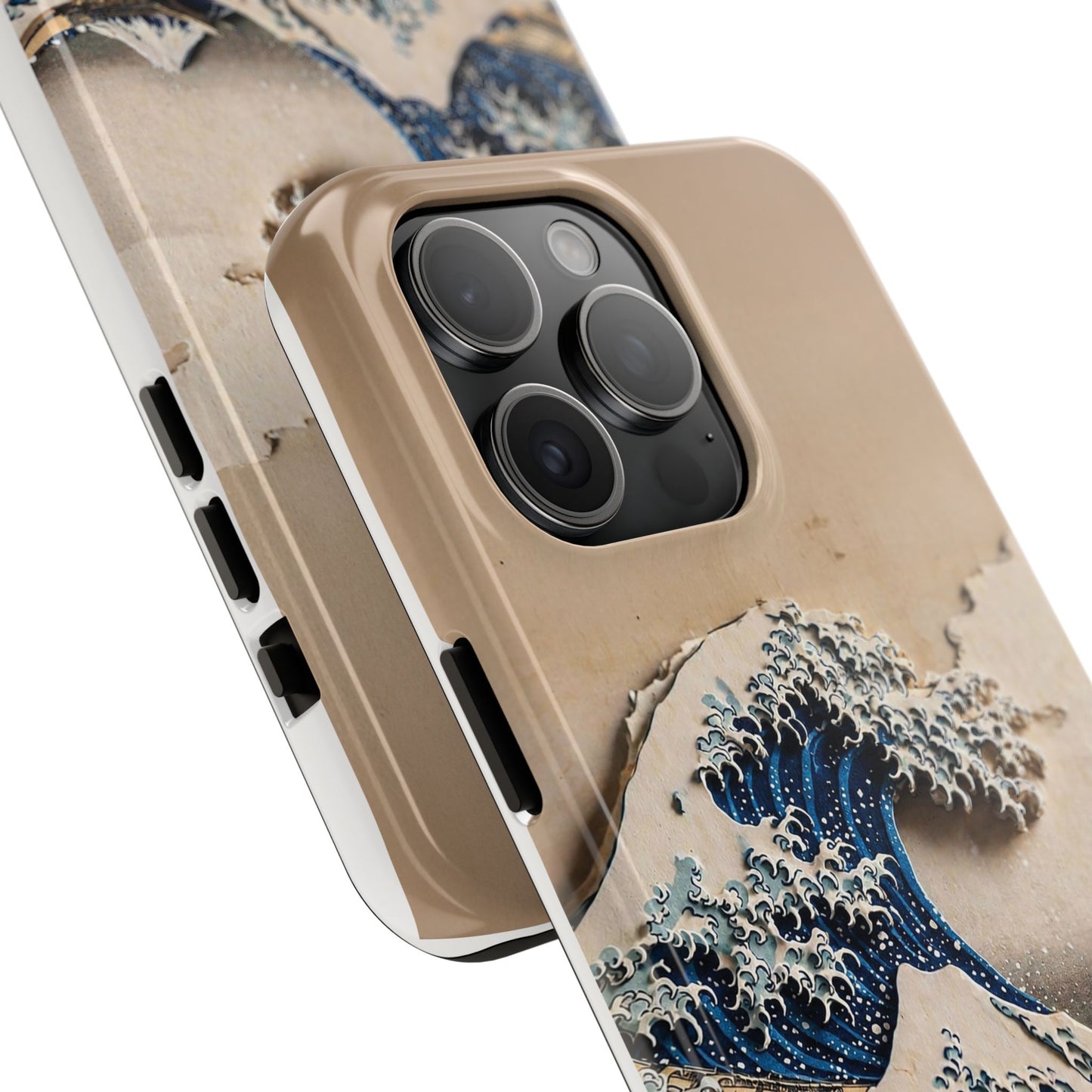 Japanese Great Wave Phone Case | Hokusai Katsushika 3D Art | Edo Era Masterpiece | Fuji Mountain