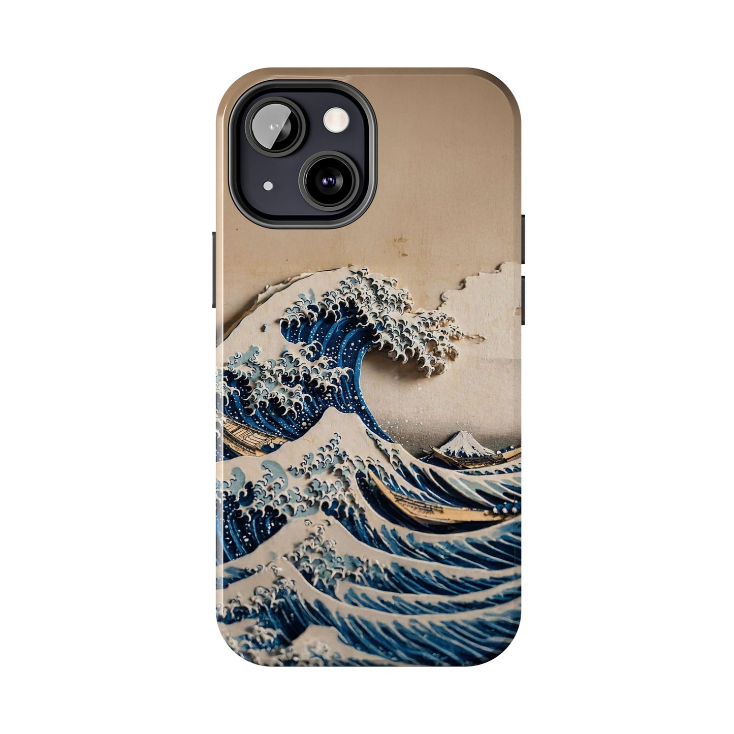 Japanese Great Wave Phone Case | Hokusai Katsushika 3D Art | Edo Era Masterpiece | Fuji Mountain