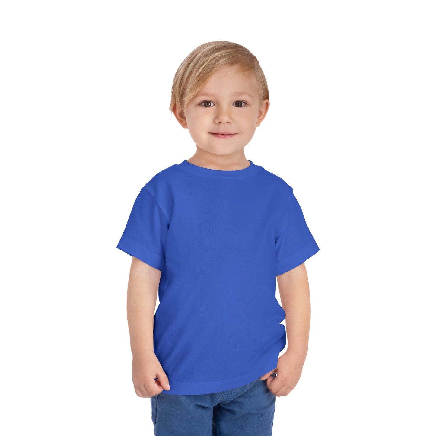 Great Wave off Kanagawa Toddler T-Shirt - Hokusai Japanese Art Back Print Kids Tee