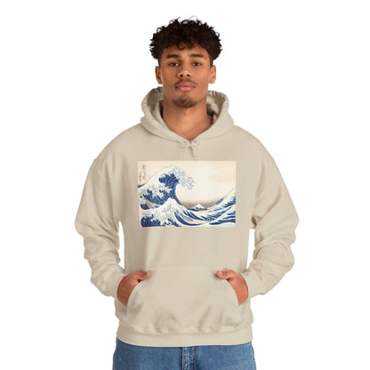 Great Wave off Kanagawa Hoodie - Hokusai Japanese Ukiyo-e Unisex Sweatshirt
