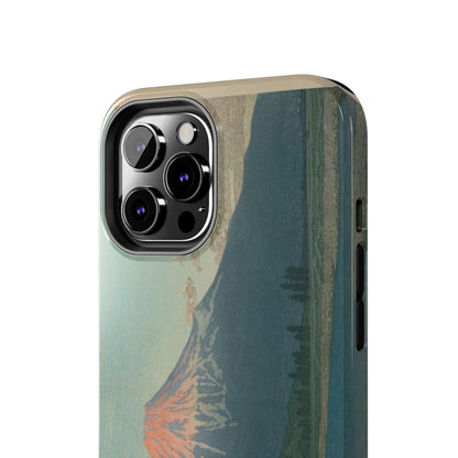 Red Fuji Japanese Ukiyo-e Phone Case - Hokusai Mount Fuji Art Cover