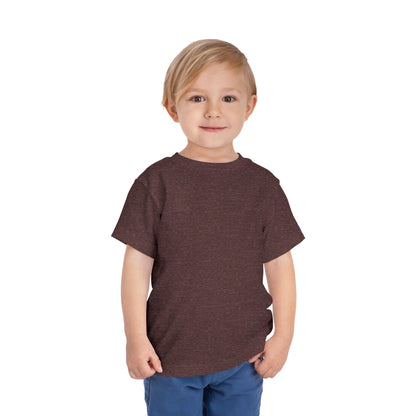 Great Wave off Kanagawa Toddler T-Shirt - Hokusai Japanese Art Back Print Kids Tee