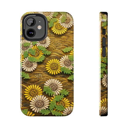 Japanese Dandelion Morning Glow Tough Phone Case | Kamisaka Sekka 1901 | Meiji Era Art