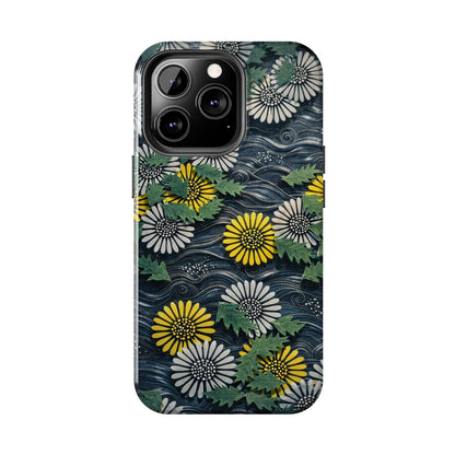 Japanese Dandelion Moonlight Tough Phone Case | Kamisaka Sekka 1901 | Meiji Era Art
