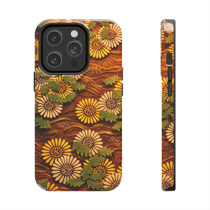 Japanese Dandelion Sunset Glow Tough Phone Case | Kamisaka Sekka 1901 | Meiji Era Art