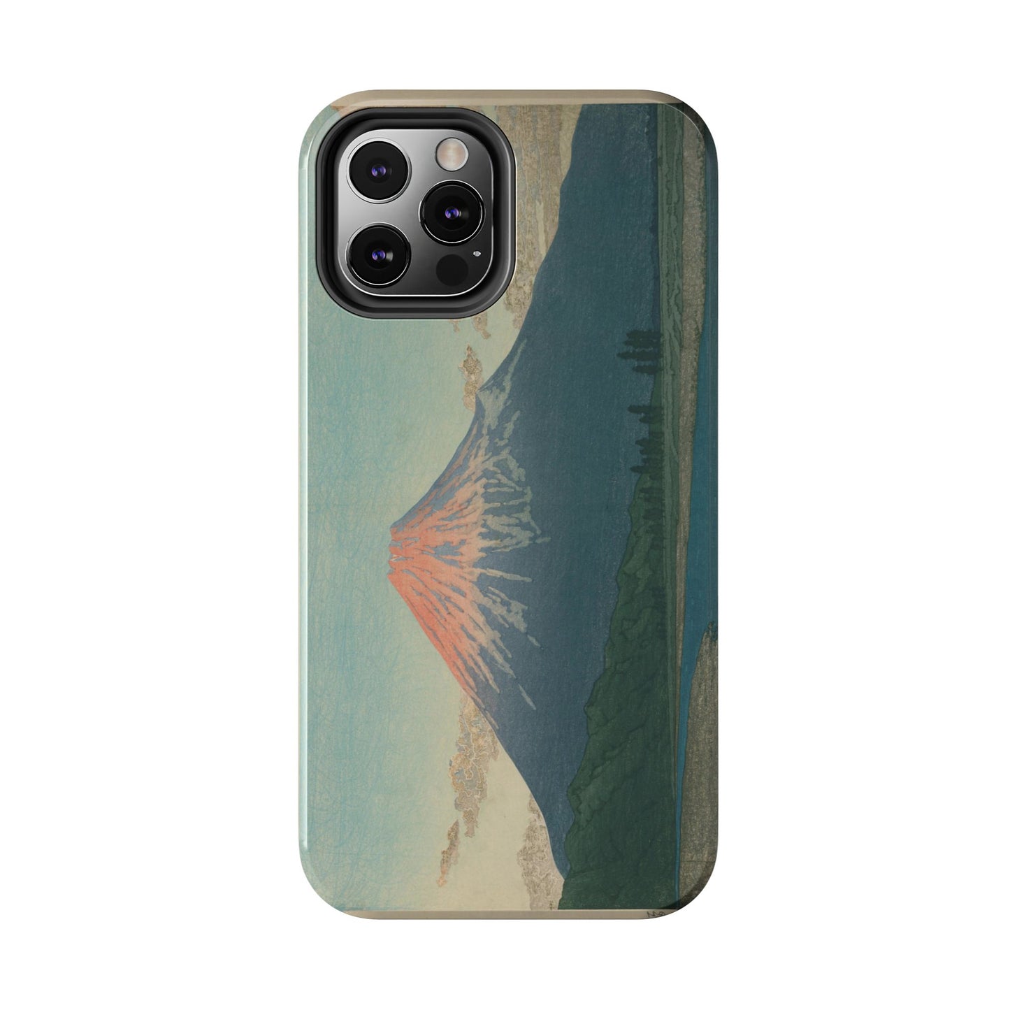 Red Fuji Japanese Ukiyo-e Phone Case - Hokusai Mount Fuji Art Cover