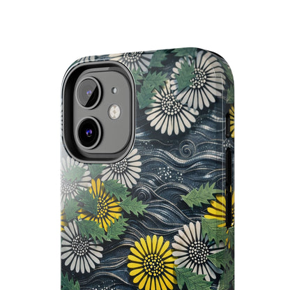 Japanese Dandelion Moonlight Tough Phone Case | Kamisaka Sekka 1901 | Meiji Era Art