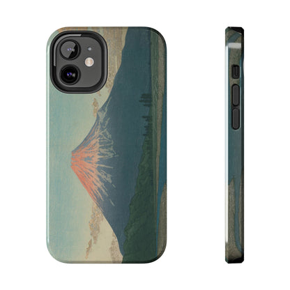 Red Fuji Japanese Ukiyo-e Phone Case - Hokusai Mount Fuji Art Cover