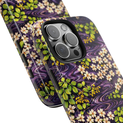 Sakura River Phone Case – Japanese Chiyogami Inspired Design