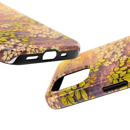 Sakura River Morning Light Phone Case – Japanese Chiyogami Inspired