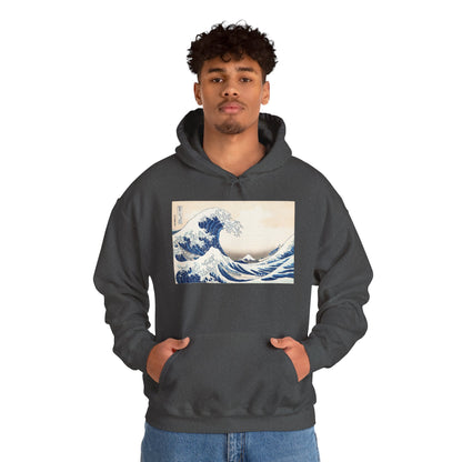 Great Wave off Kanagawa Hoodie - Hokusai Japanese Ukiyo-e Unisex Sweatshirt