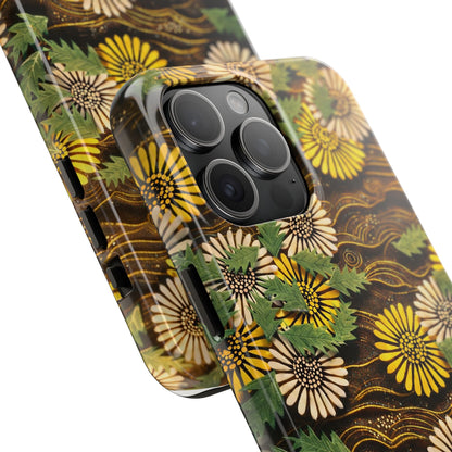 Japanese Dandelion Tough Phone Case | Kamisaka Sekka Zuanbyakushu 1901 | Meiji Era Art