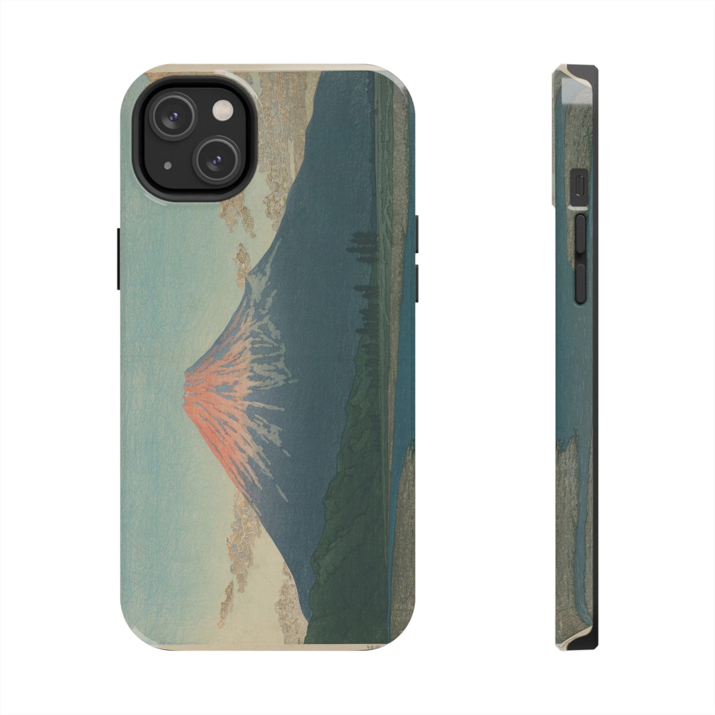 Red Fuji Japanese Ukiyo-e Phone Case - Hokusai Mount Fuji Art Cover