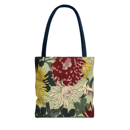 Japanese Chiyogami Floral Tote Bag – Traditional Washi Pattern Inspired by Taisho Era Design