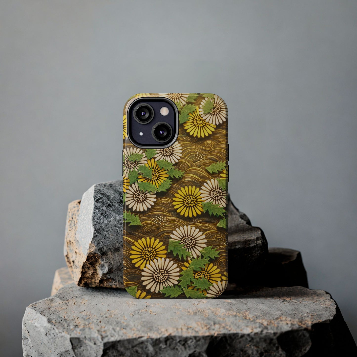 Japanese Dandelion Morning Glow Tough Phone Case | Kamisaka Sekka 1901 | Meiji Era Art
