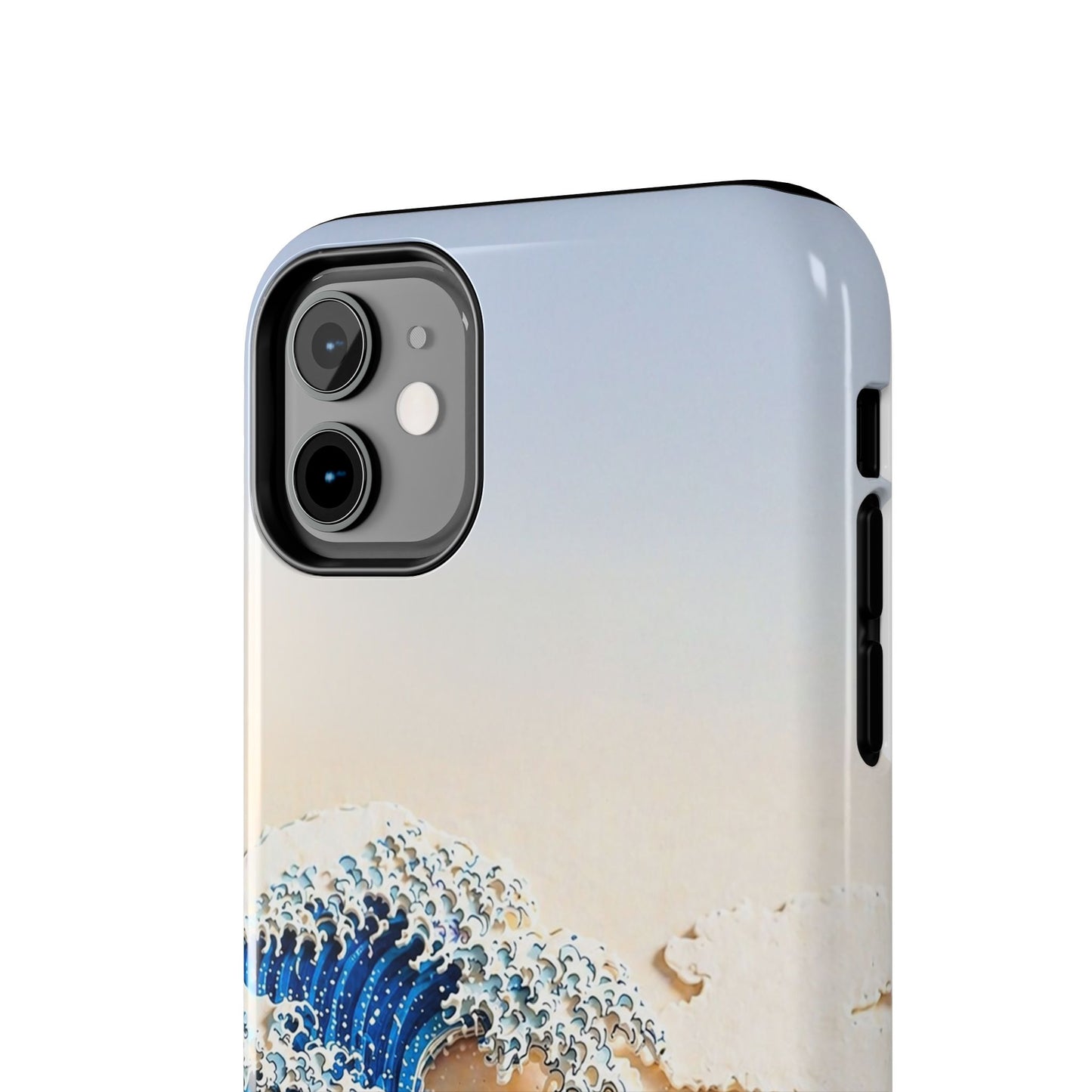 Japanese Great Wave Morning Glow Phone Case | Hokusai 3D Art | Edo Era Masterpiece