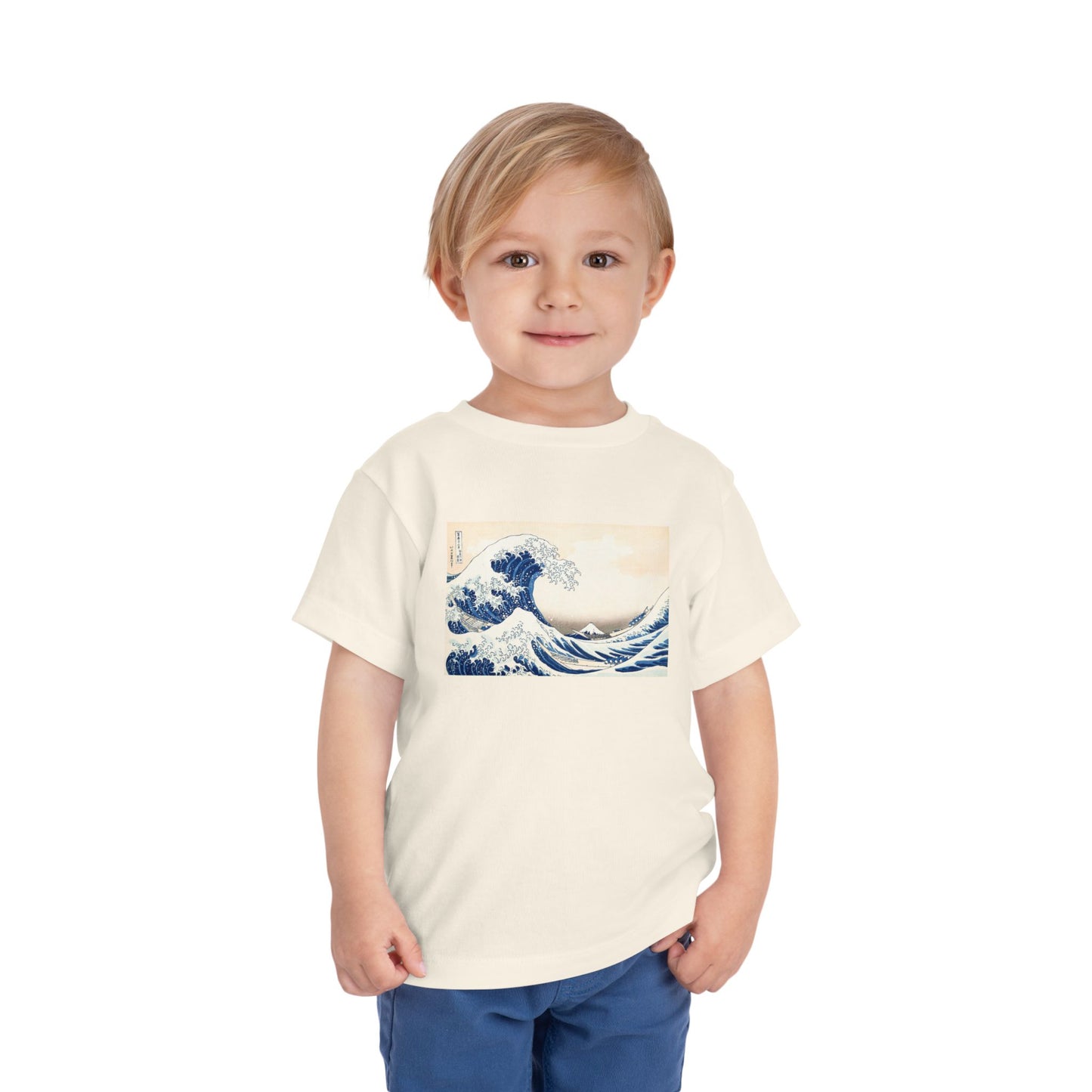 Great Wave off Kanagawa Toddler T-Shirt - Hokusai Japanese Art Kids Tee