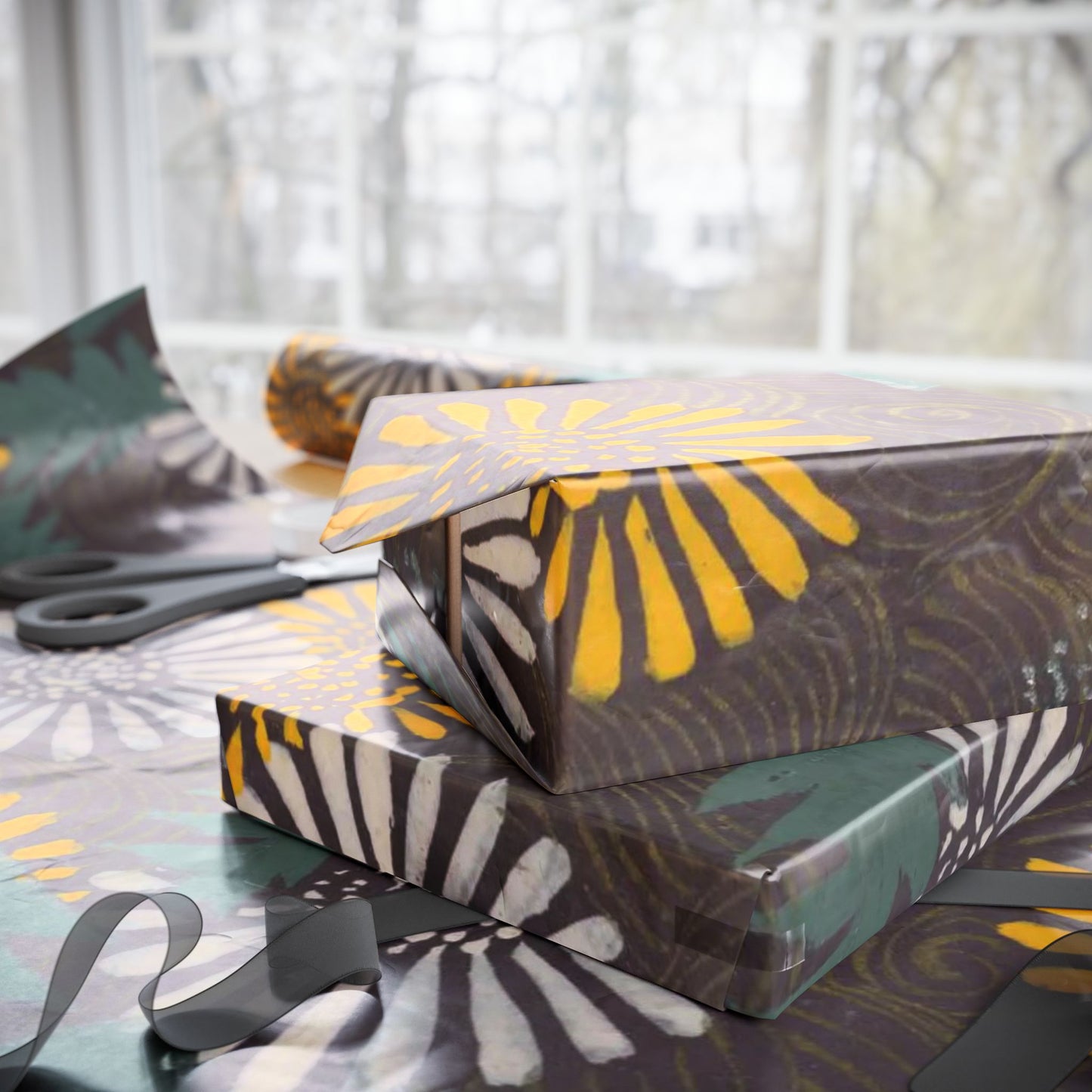 Meiji Kasakasa Stories | Japanese Dandelion Wrapping Paper | Kamisaka Sekka Zuanbyakushu 1901