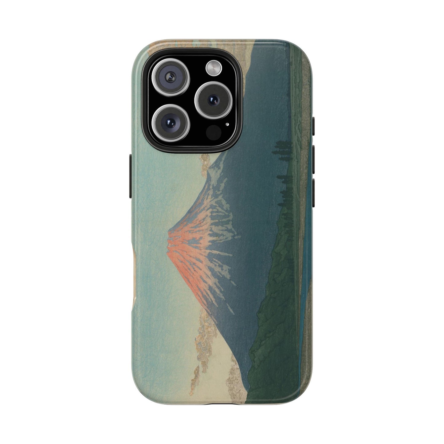 Red Fuji Japanese Ukiyo-e Phone Case - Hokusai Mount Fuji Art Cover
