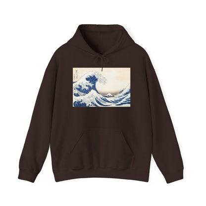 Great Wave off Kanagawa Hoodie - Hokusai Japanese Ukiyo-e Unisex Sweatshirt
