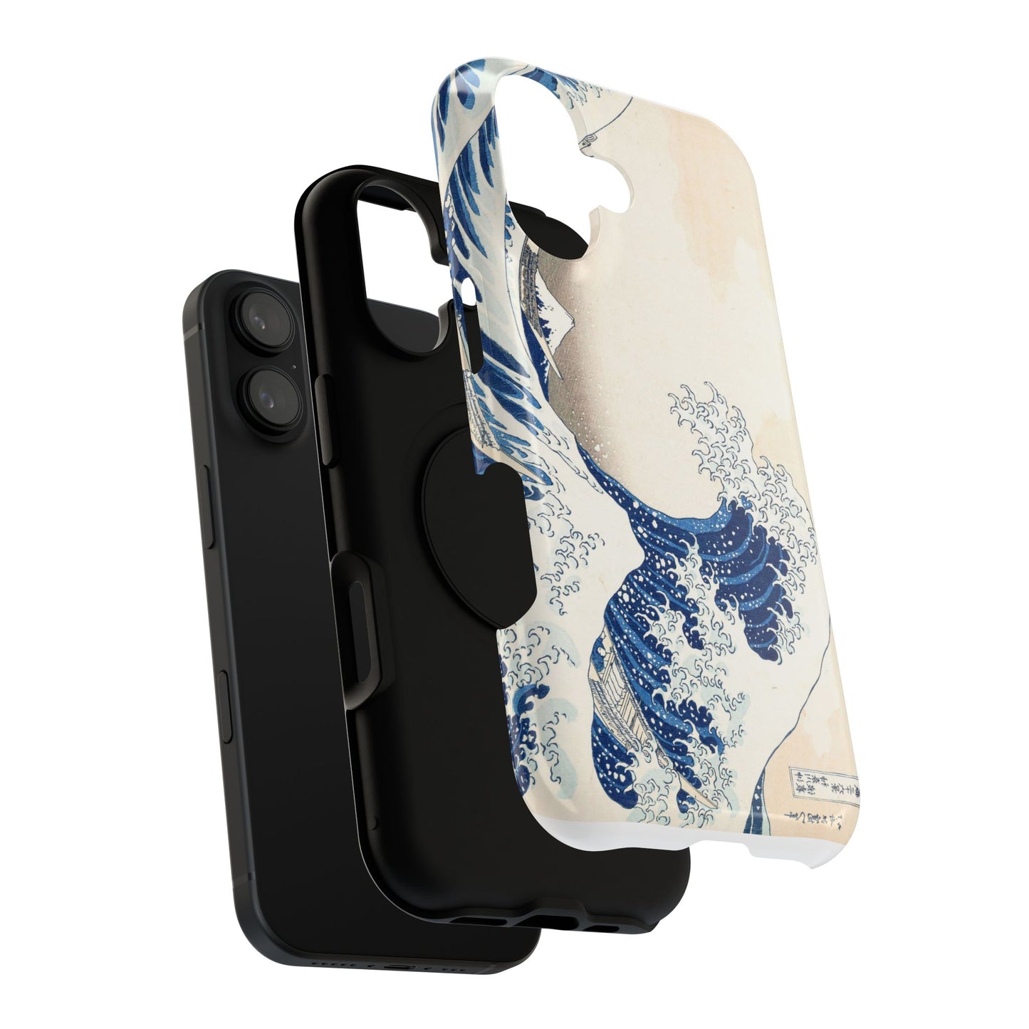 Hokusai "The Great Wave" Shockproof Phone Case | Edo Era Japanese Ukiyo-e Art | Dual Layer Protection