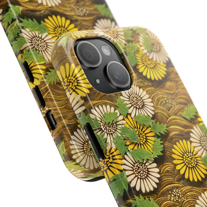 Japanese Dandelion Morning Glow Tough Phone Case | Kamisaka Sekka 1901 | Meiji Era Art