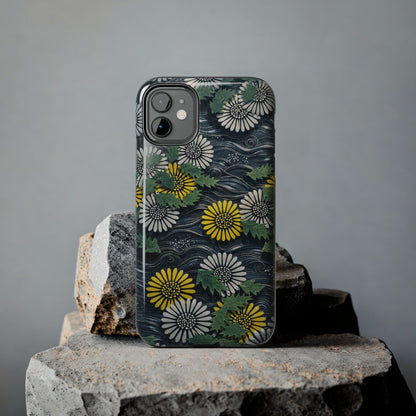 Japanese Dandelion Moonlight Tough Phone Case | Kamisaka Sekka 1901 | Meiji Era Art