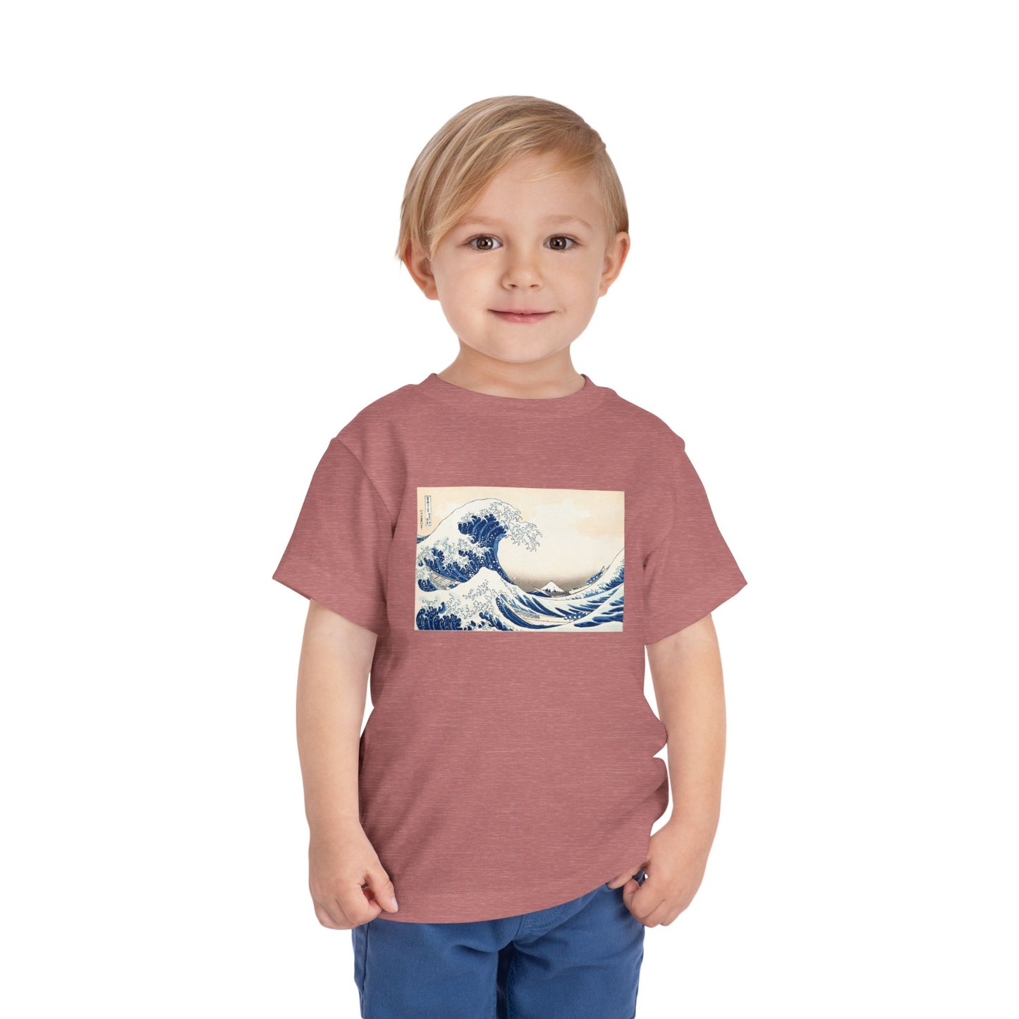 Great Wave off Kanagawa Toddler T-Shirt - Hokusai Japanese Art Kids Tee